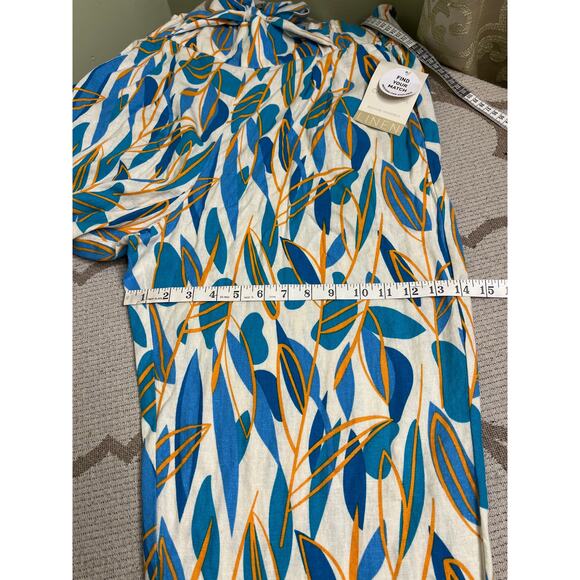 Anthropologie Calligraphie matching linen blend set, size large - Picture 10 of 16